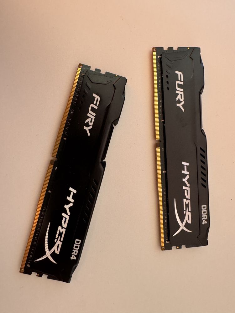 RAM DDR4 2133 8 GB kingston hyper fury x2