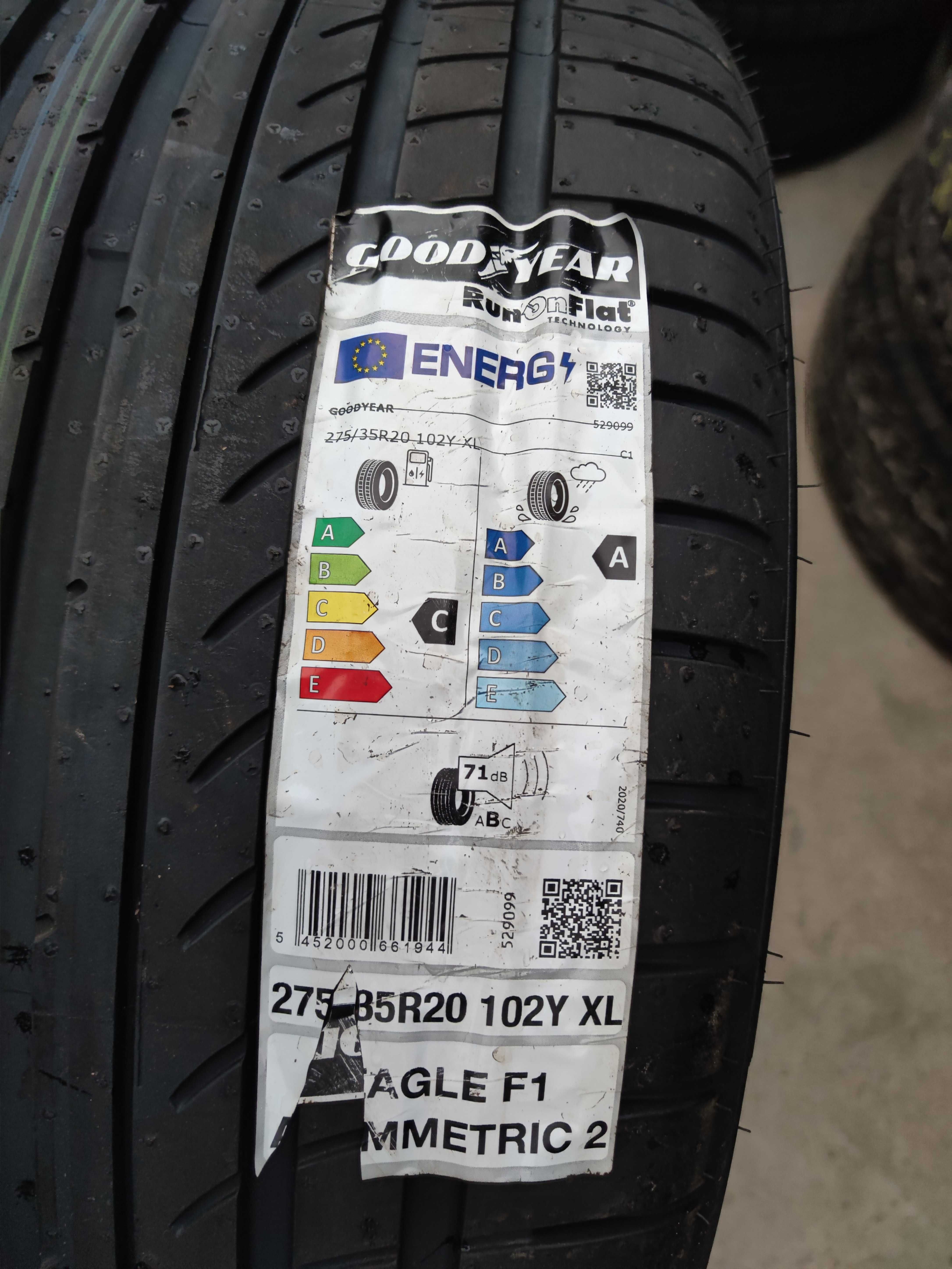 2бр Нови Летни Гуми 275 35 20 - Goodyear Runflat - DOT 2022
