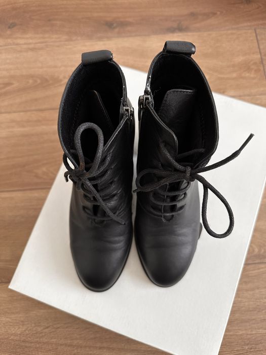Черни кожени боти 36 размер