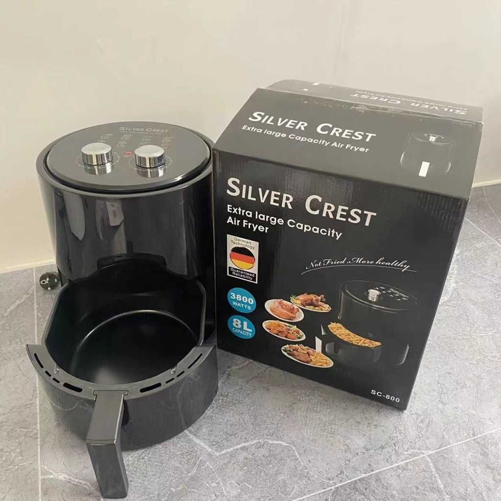 Silver Love Домакински Airfryer Фритюрник - 8 Литра, Голям Капацитет