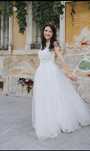 Rochie de mireasa deux-pièces din tulle italian