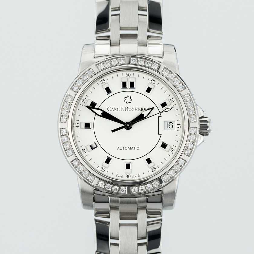 Carl F. Bucherer Patravi AutoDate Diamond bezel 34mm