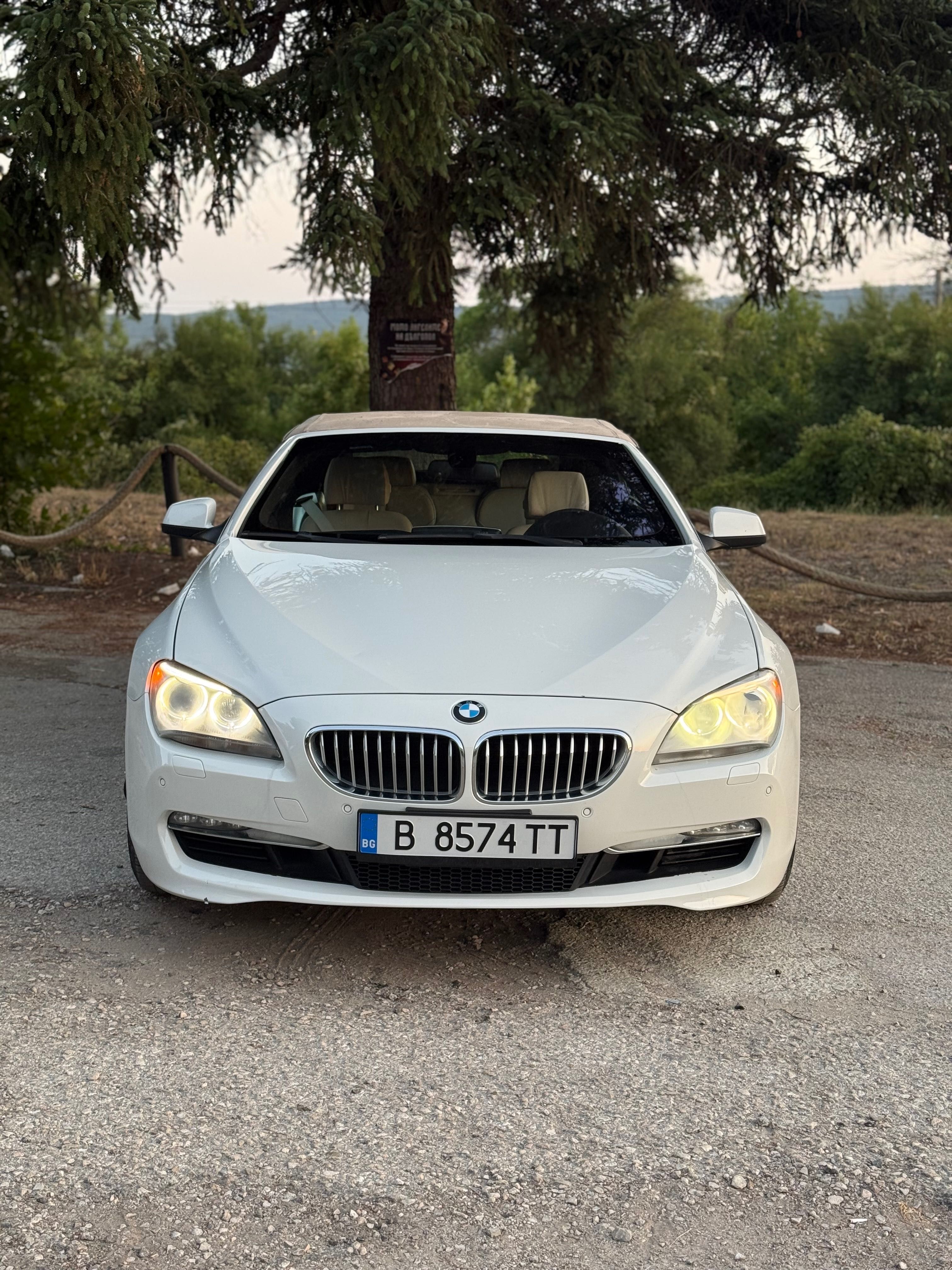 BMW 650i V-8 Twin Turbo White Pearl