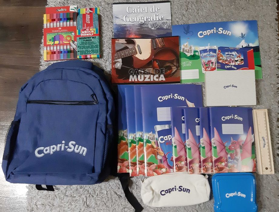 Ghiozdan echipat Capri Sun