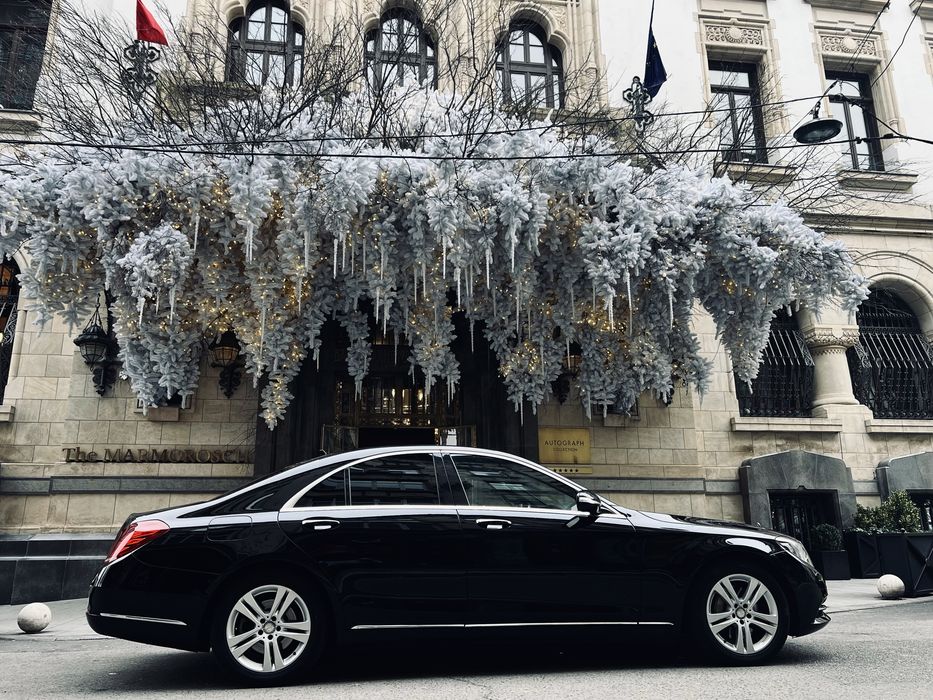 Transport premium,transfer aeroport preț surpriză–50% reducere S-Class