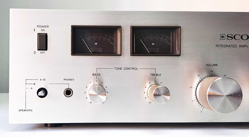 Scott 410A Integrated Amplifier Wu metre ace
