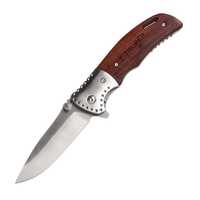 Нож сгъваем с дървена дръжка – 12 см TRUPER