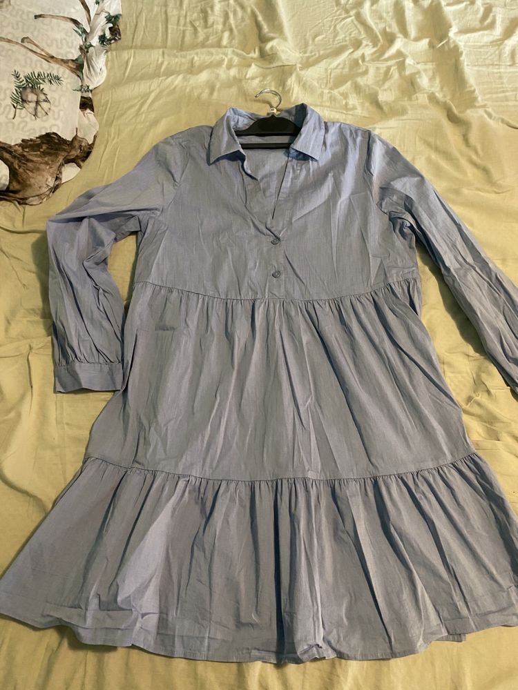 Rochie babydoll tip camasa m-l