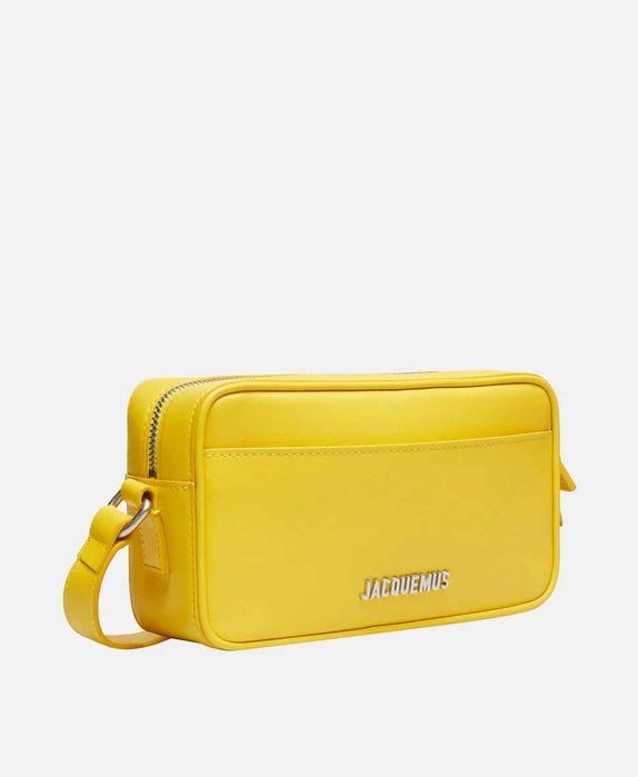 Оригинална жълта чанта Jacquemus Le Baneto Cross-body bag