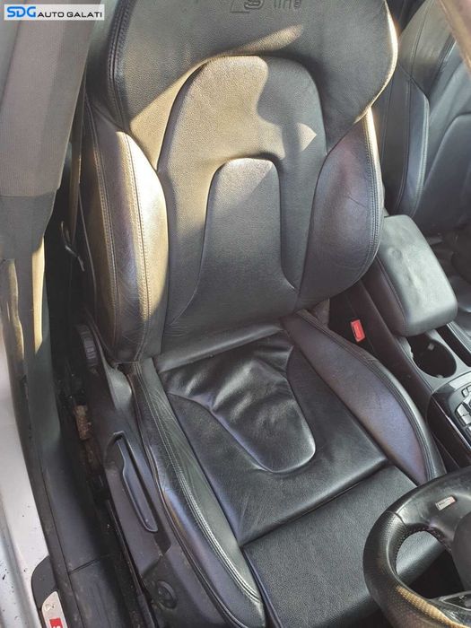 Scaun Dreapta Fata Pasager Piele Neagra S-Line Audi A5 Sportback 2008 - 2016 [C2967]