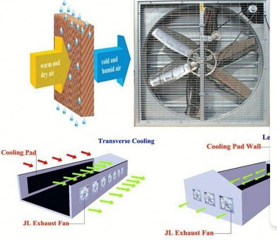 вентиляторлар Иссикхоналар (теплицалар) товукхоналар ва бошка иншоатла