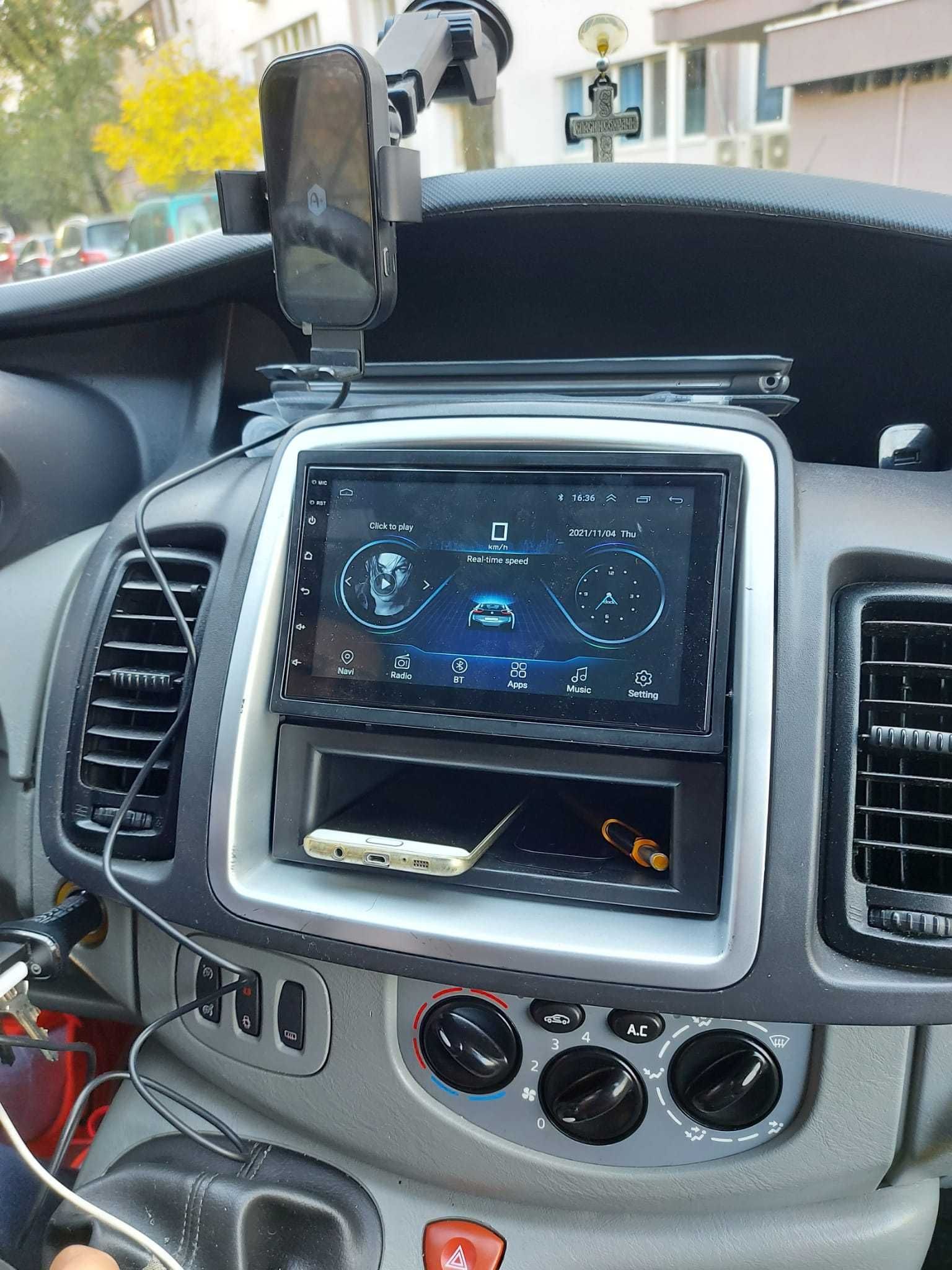 Navigatie Android Renault Trafic Opel Vivaro Waze YouTube GPS USB