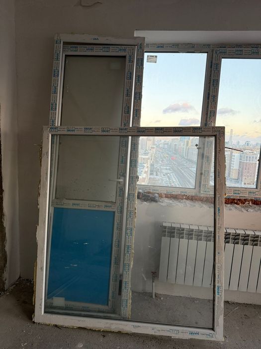 Окно витражный от балкона