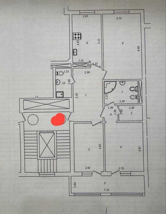 3-х комнатный Габус метро Ойбек ориентр ресторан ГОШТ  ID: 4171