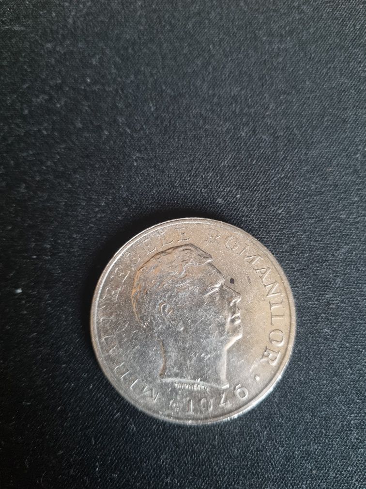 Moneda argint 100.000 lei 1946 -Regele Mihai