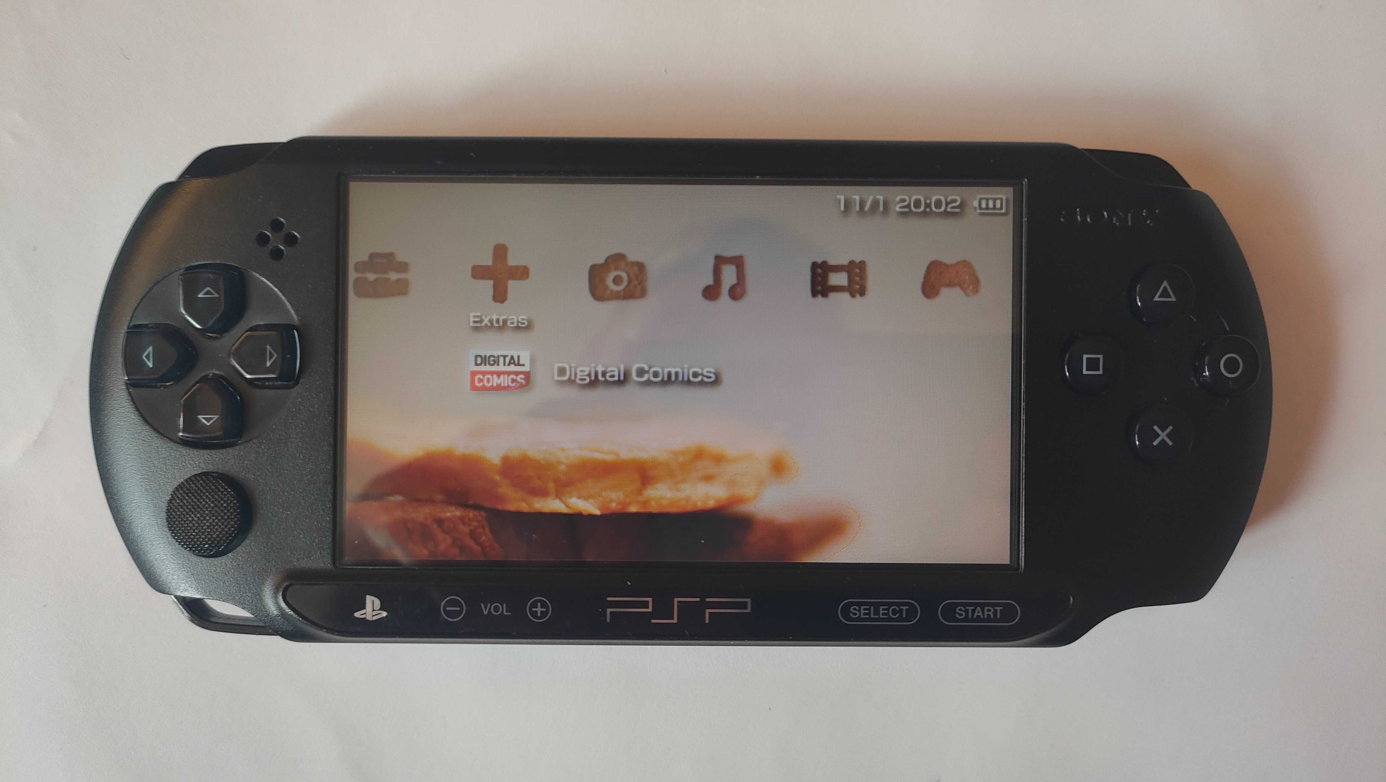 Psp Sony конзола Е 1004 с включени  2 игри