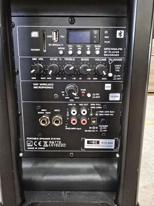 Boxa activa portabila E-Lektron EL-25M Mk II