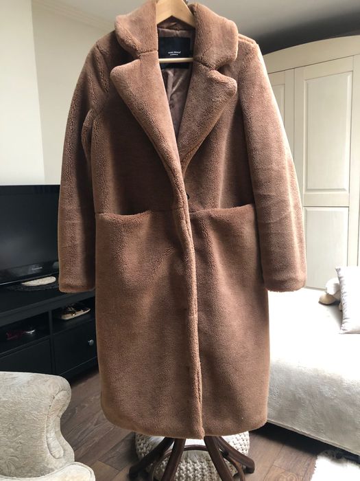 Палто Teddy bear, s размер, кафяво