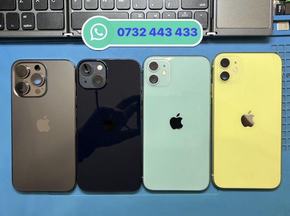  Piese iPhone X/Xs/Xr/11/12/13/14/15  Carcasă/Display/Baterie 