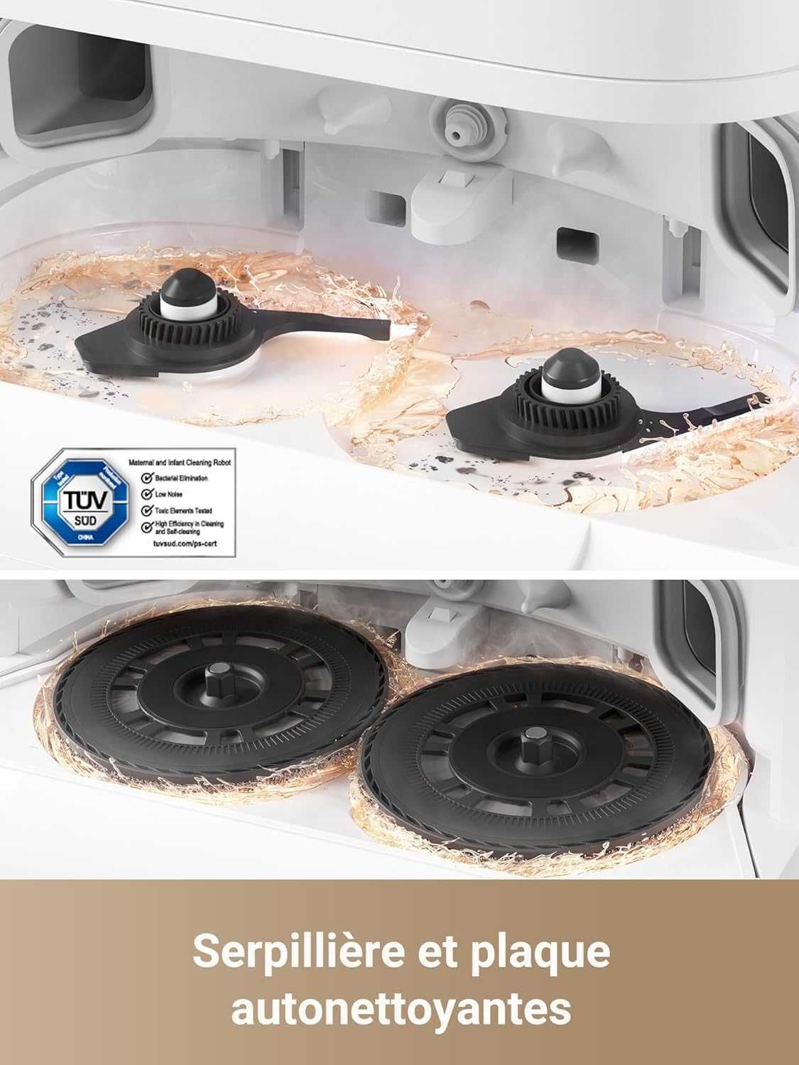 Прахосмукачка робот DREAME L40 Ultra, 11 000Pa, гореща вода при 65°C