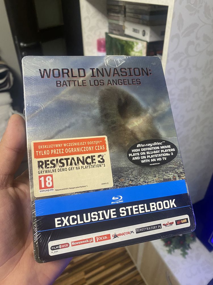 Blu-ray World Invasion Battle Los Angeles steelbook