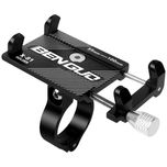 Gub 81 negru mini suport telefon aluminiu bicicleta trotineta metal