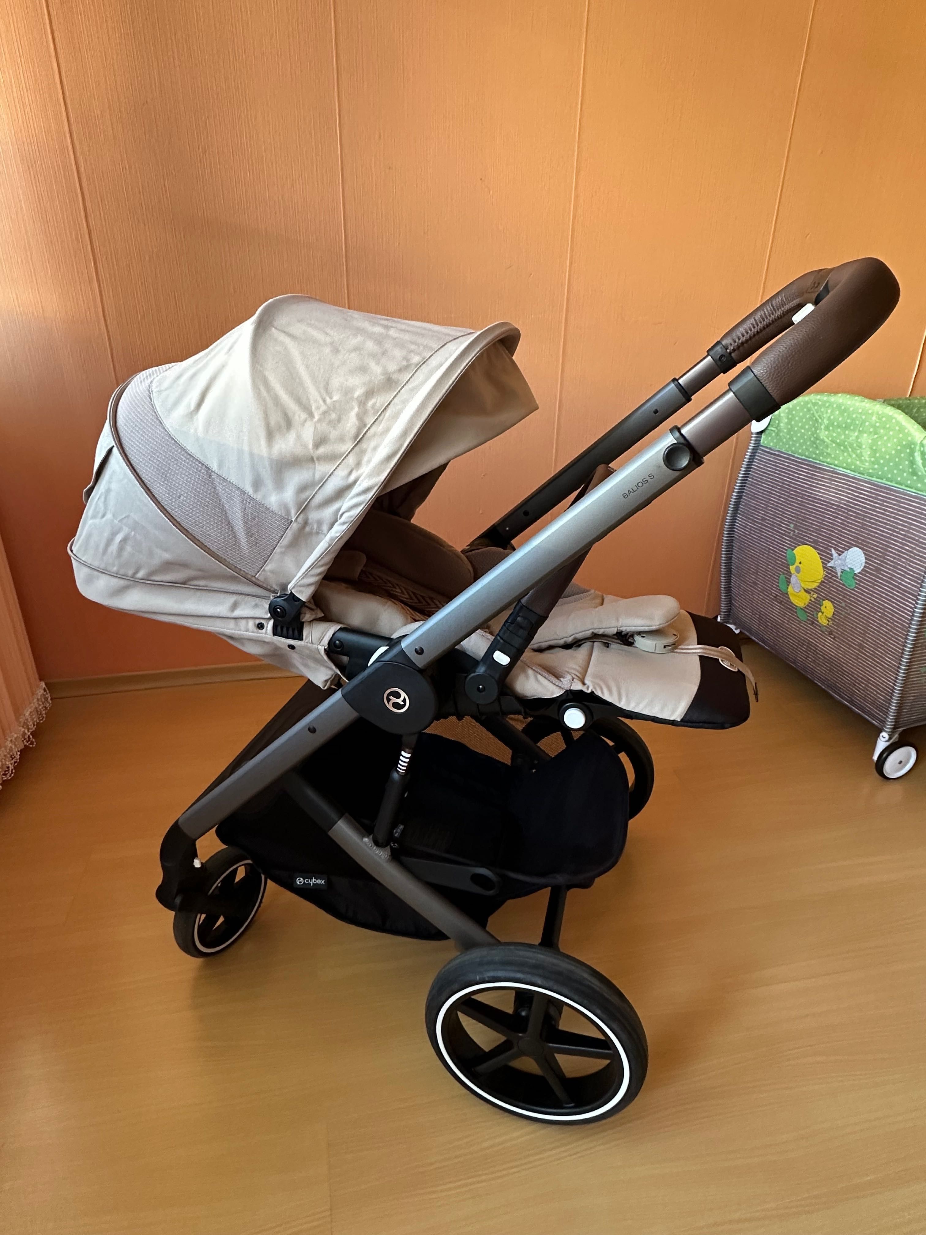 Бебешка количка Cybex balios s lux almond beige с гаранция