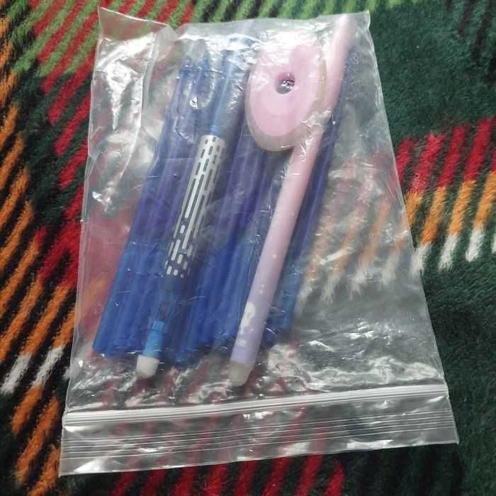 Set eraiser ,pix Pilot cu mine schimb si radiera