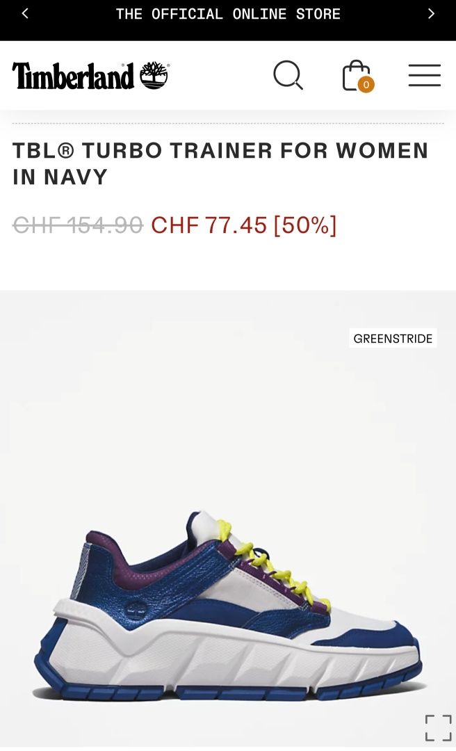 Sneakers Timberland Turbo Navy