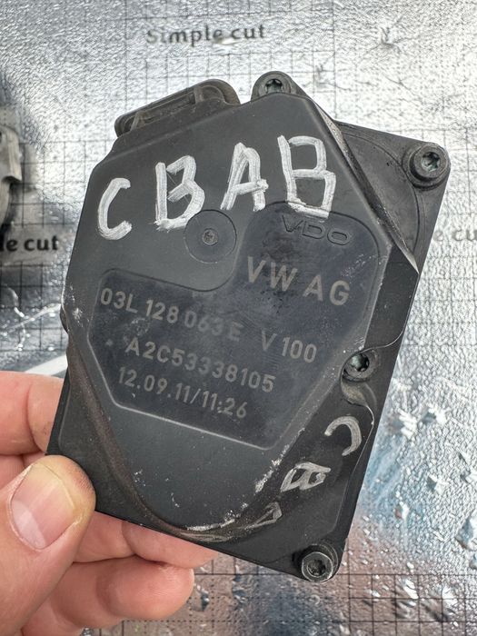 Egr si clapeta acceleratie pt vw cod motor cbab
