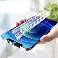 Folie protectie silicon Hydrogel iPhone 15 14 13 12 Pro MAX Plus