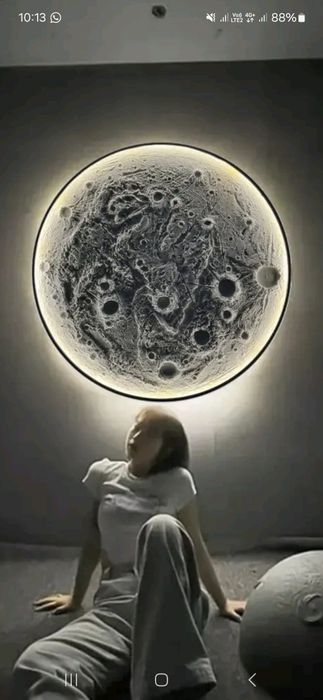 Настенная луна подсведка