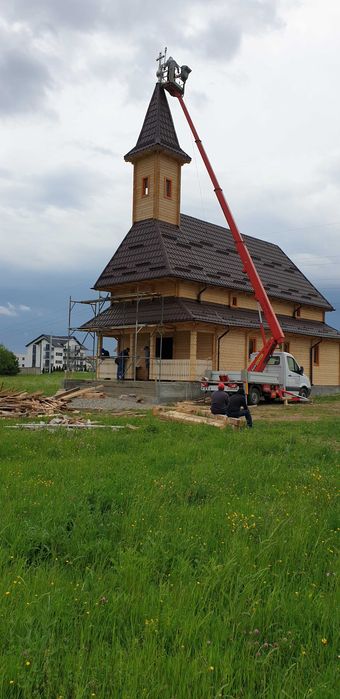 Biserica din lemn de brad calea Cisnadiei Sibiu