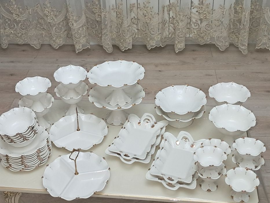 Сервиз капля ,фарфор 38 предметов