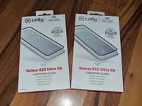 Folie sticla full cover originala Celly Samsung Galaxy S22 Ultra 5G