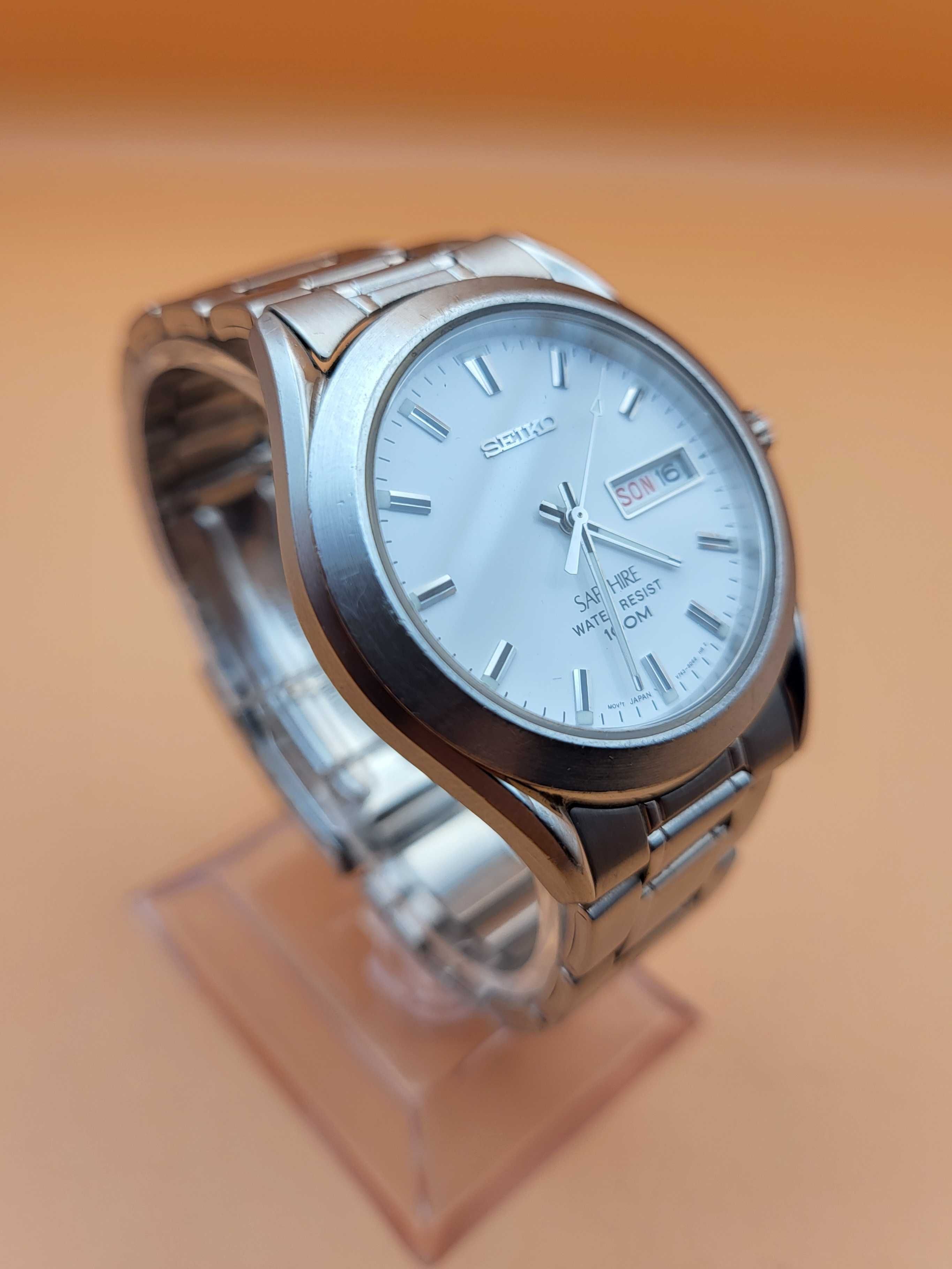 SEIKO V743-8B50 Ceas Quartz Sapphire Crystal 100M