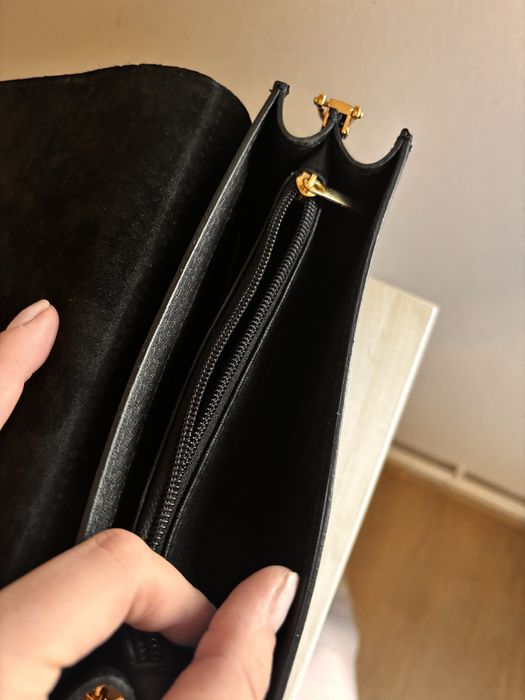 Geanta din piele snake print