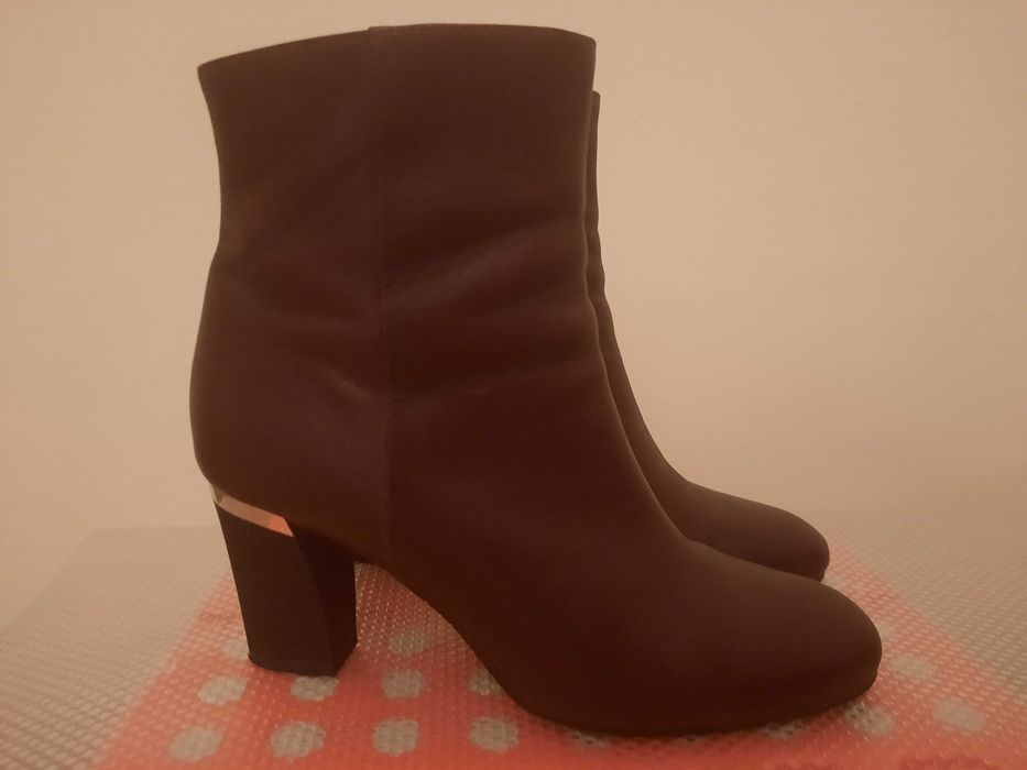 Botine Il Passo, burgundy