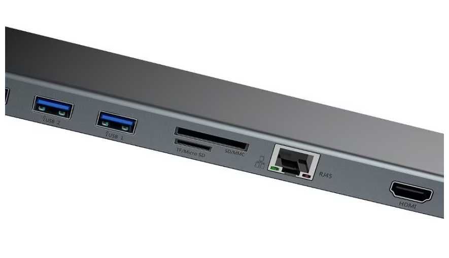 Adaptor HUB USB-C Baseus 10W1 Silver