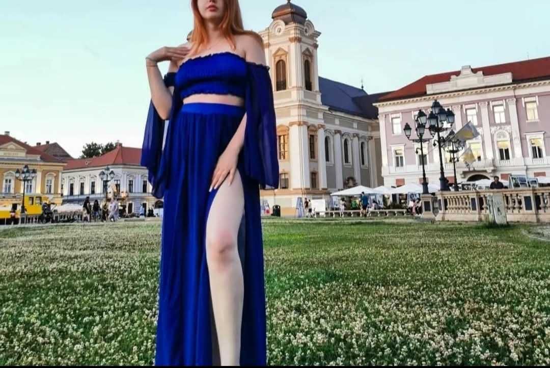 Set de vara albastru
