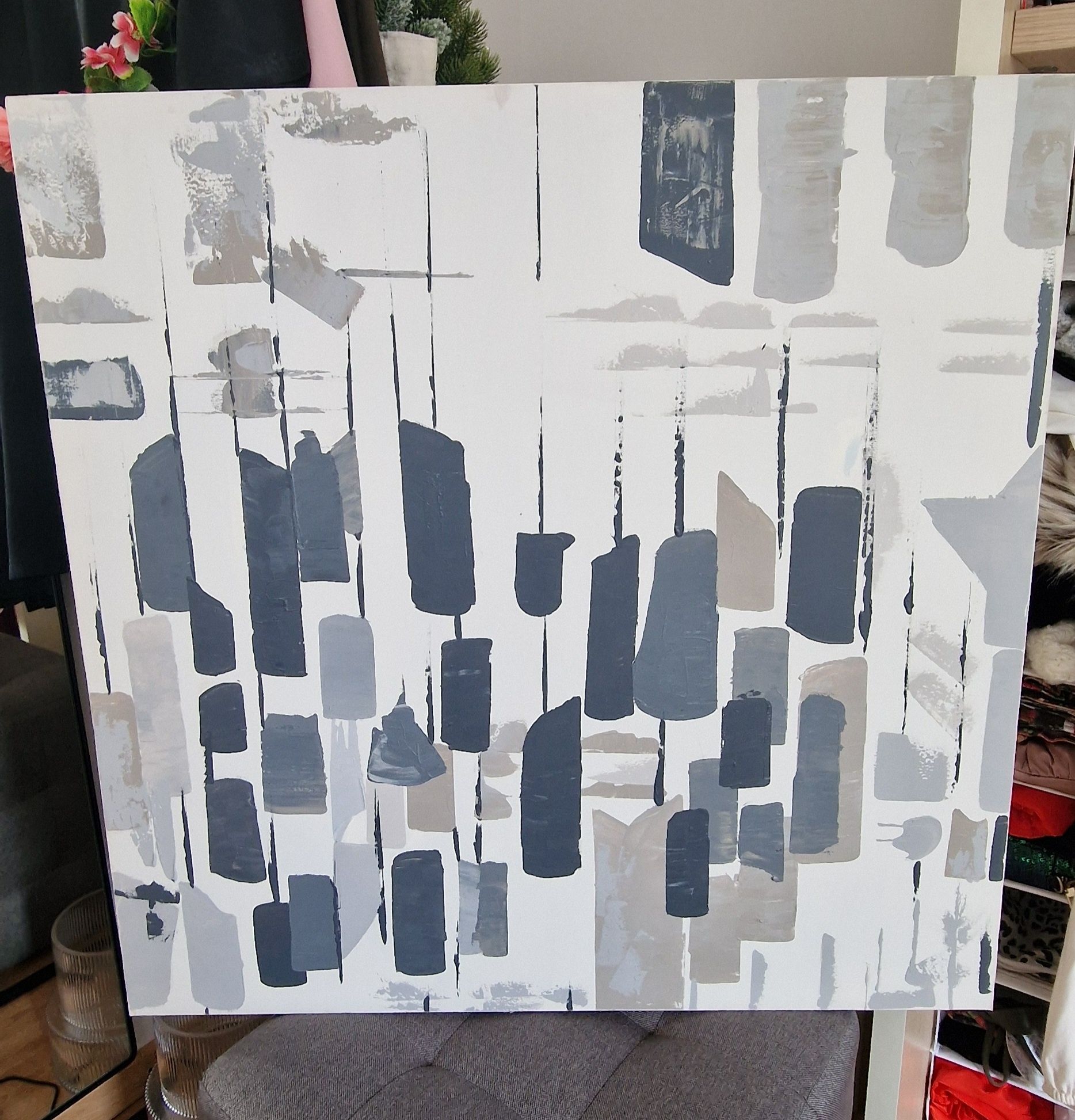 Tablou / Canvas abstract 77 cm x 77 cm