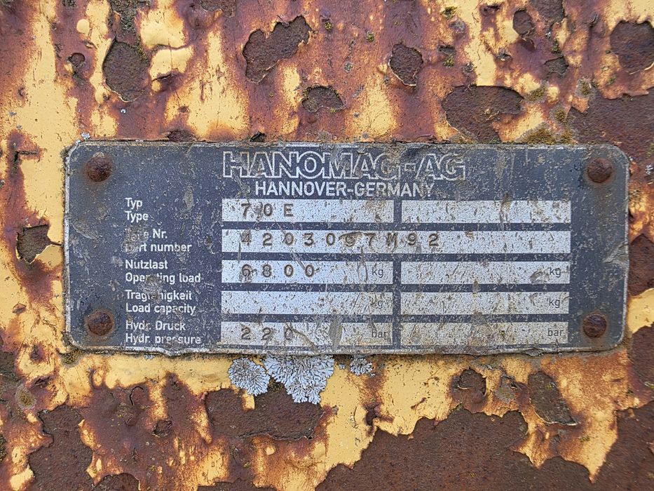 Cupa Hanomag, încărcător frontal, vola