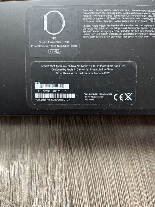 Apple Watch Nike SE 44 mm