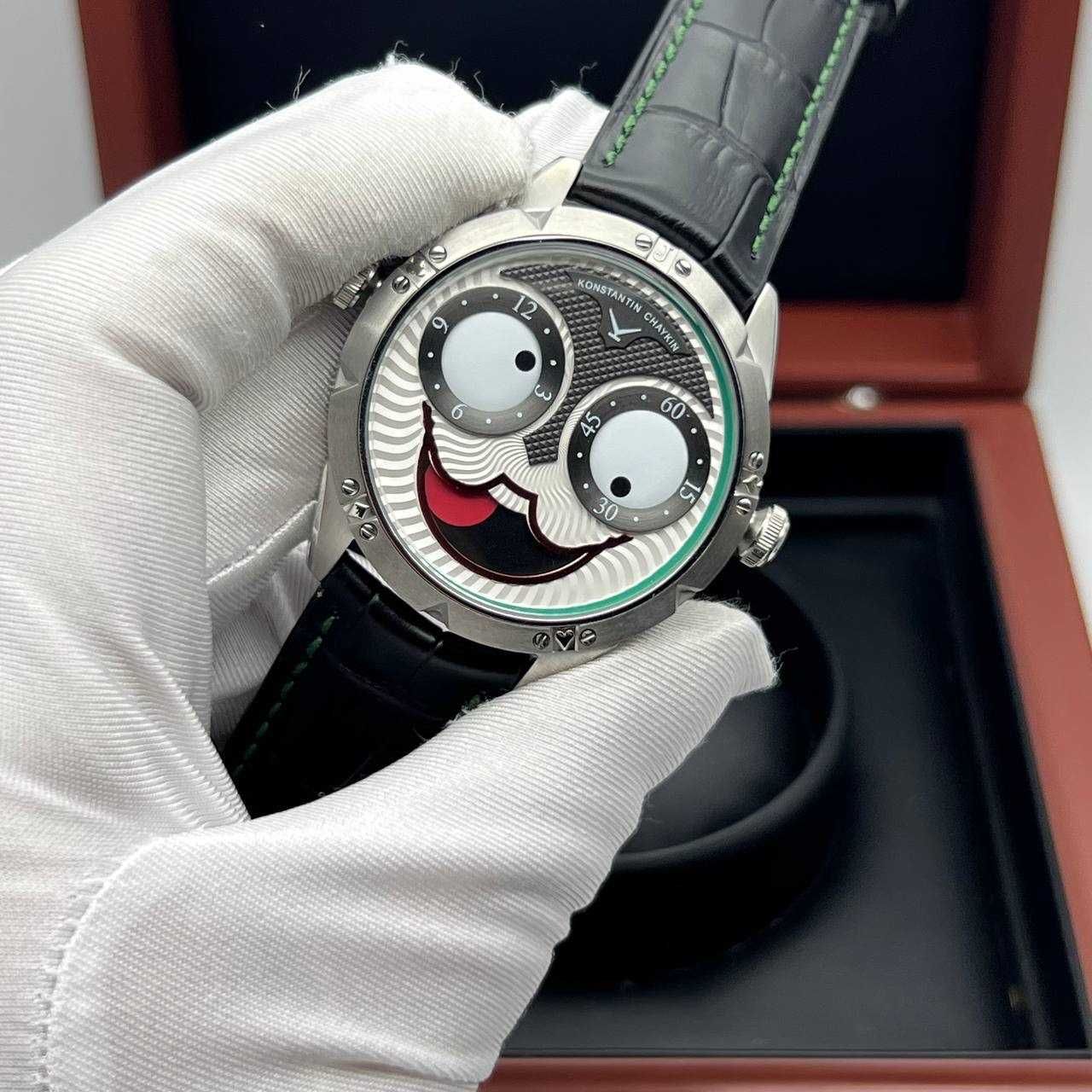 Мъжки / Часовници Konstantin Chaykin сребро/кожа