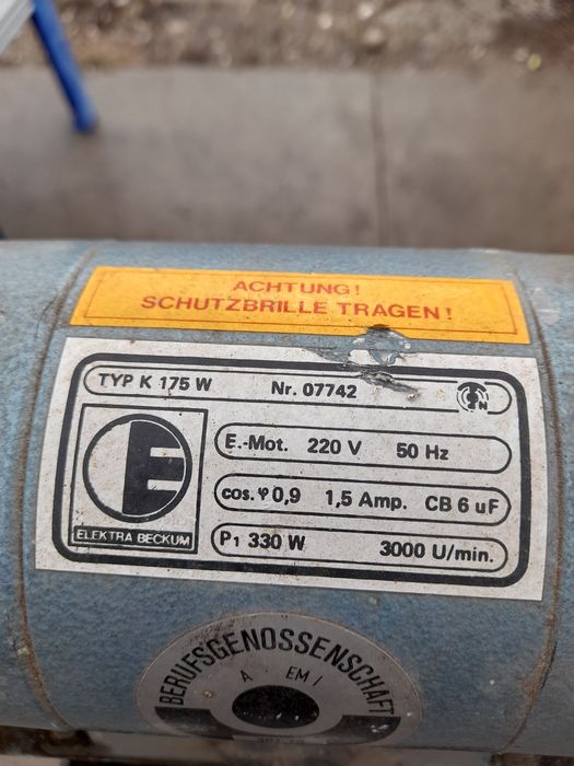 Polizor cu stativ Elektra Beckum K 175 ,330W