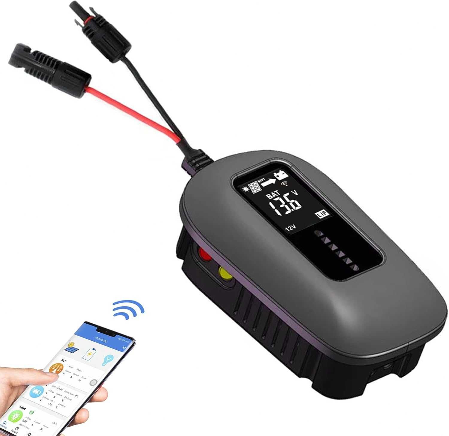 Controler incarcare solar WiFi+APP Rulota/RV/Camper,REDUS de la 600RON
