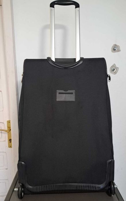 Valiza Troler Pierre Cardin 72 x42x25 cm mare si rezistent, negru