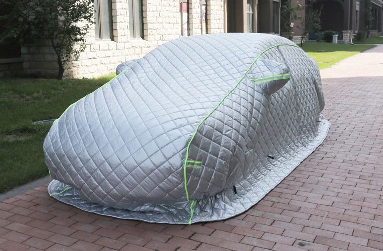 Портативный гараж. Утепленный тент-чехол