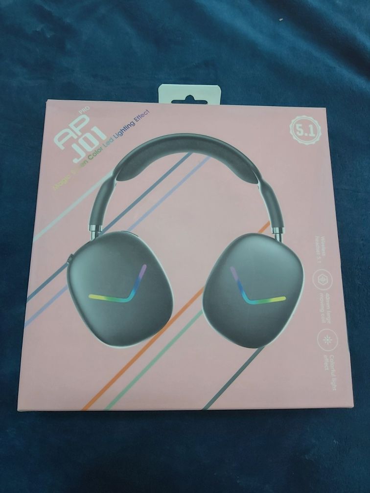 Led Wireless Headphones AP J01 PRO