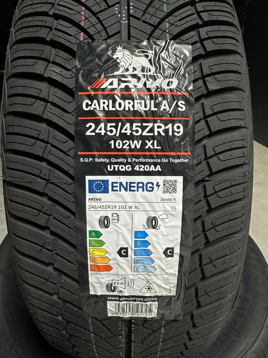 Нови всесезонни гуми ARIVO CARLORFUL A/S 245/45R19 102W XL НОВ DOT